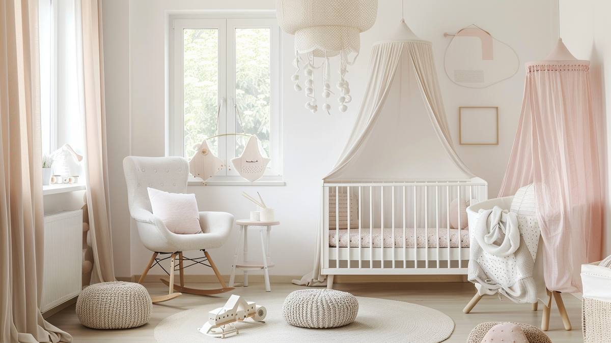 Barrière de sécurité enfant installée dans un couloir de maison