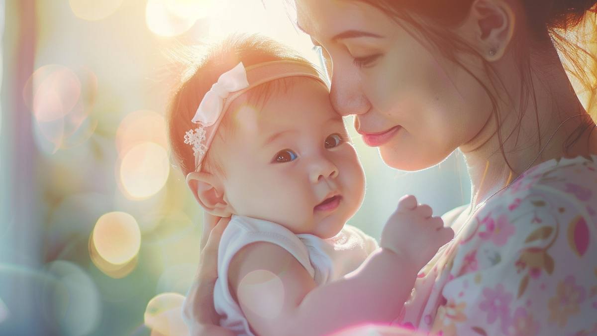 Paire de chaussures confortables posées à côté d'un tapis de jeu pour bébé