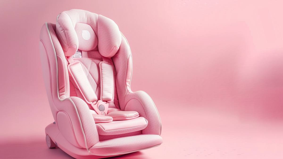 Deux sièges auto pour bébé côte à côte dans un habitacle de voiture familiale