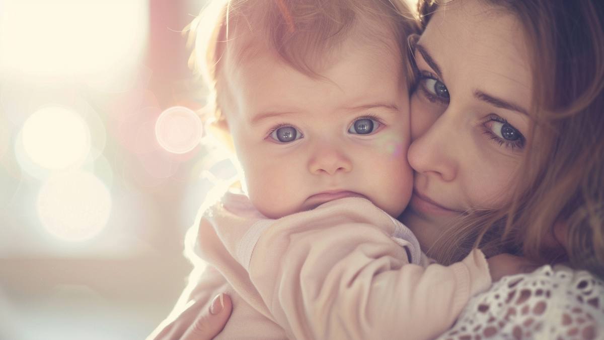 Mère allaitant son nourrisson dans un fauteuil confortable à la lumière du jour