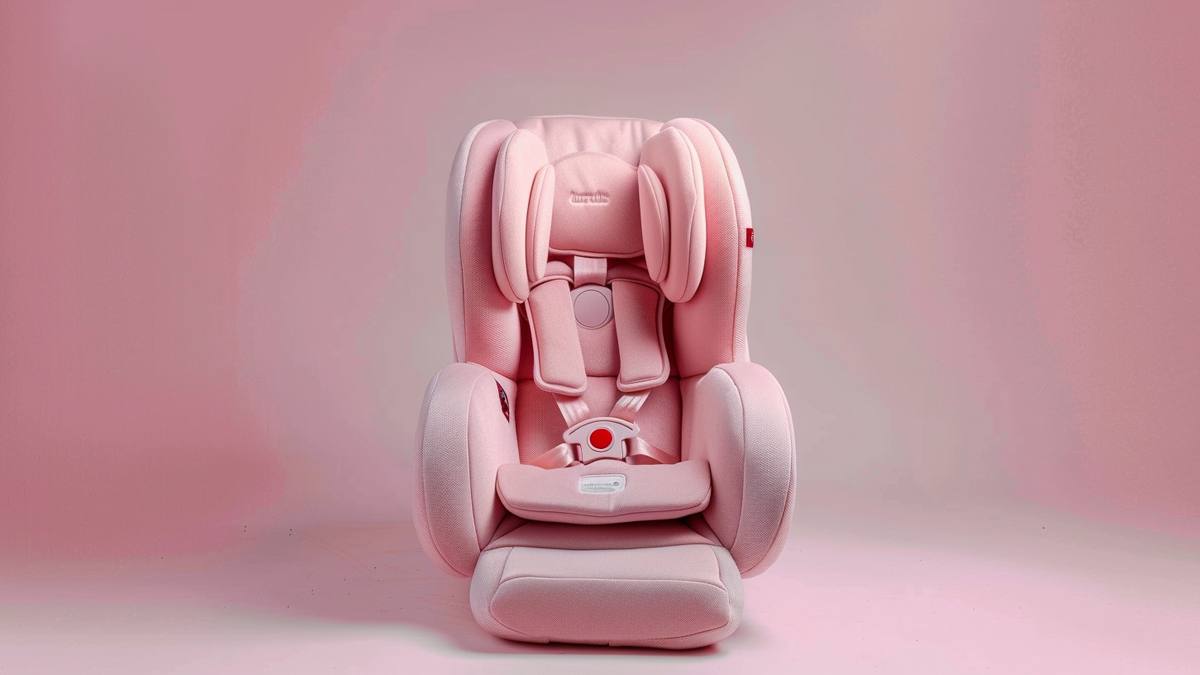 Siège auto enfant groupe 2/3 installé sur la banquette arrière d'un véhicule