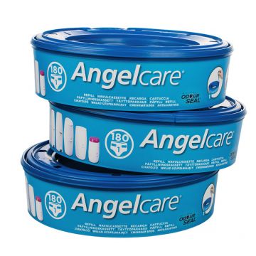 Méga Pack de 12 recharges pour poubelle à couche Angelcare