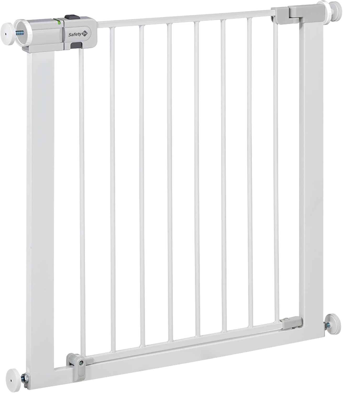 Safety 1st Easy Close Metal — Barrière de Sécurité Extensible, Fermeture une Main, Sans Perçage, Blanc